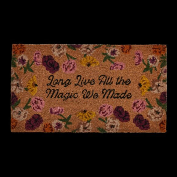 NWT Long Live All The Magic We Made Acoustic Piano Door Mat - Picture 1 of 1